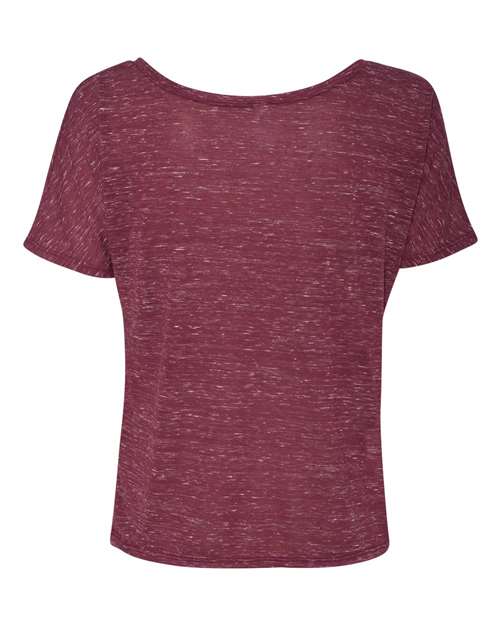 Women’s Slouchy Tee - Maroon Marble Back