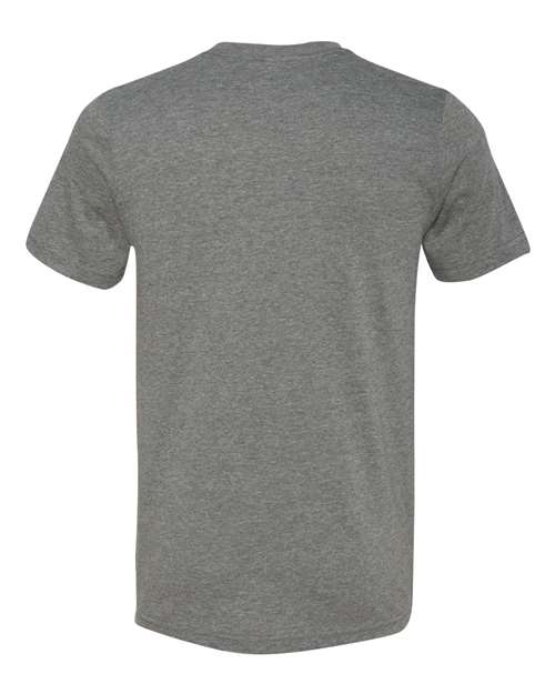 Unisex USA-Made Jersey Tee - Deep Heather Back