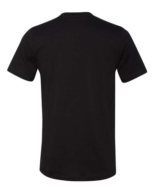Men's Jersey Pocket Tee - Black/ Deep Heather Back
