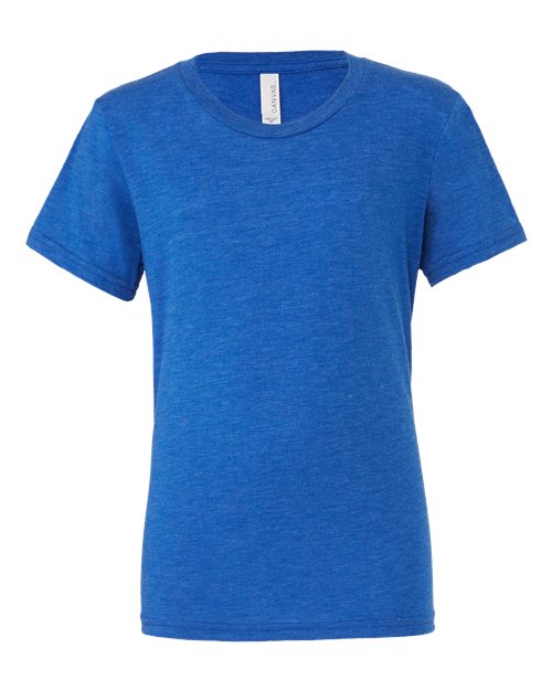 BELLA + CANVAS Triblend Tee - True Royal Triblend Front