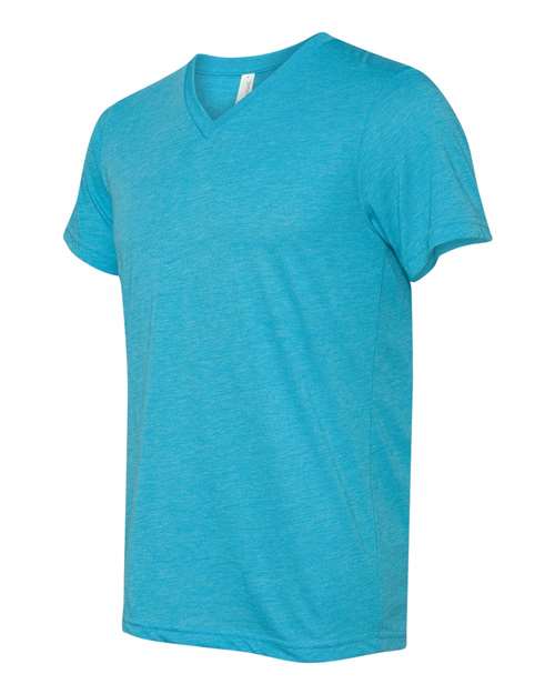 BELLA + CANVAS Unisex Triblend V-Neck Tee - Side