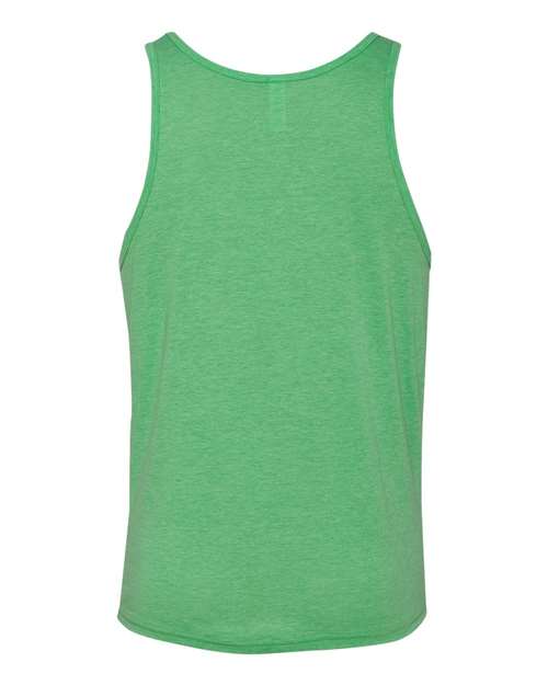 Jersey Tank - Green Triblend Back