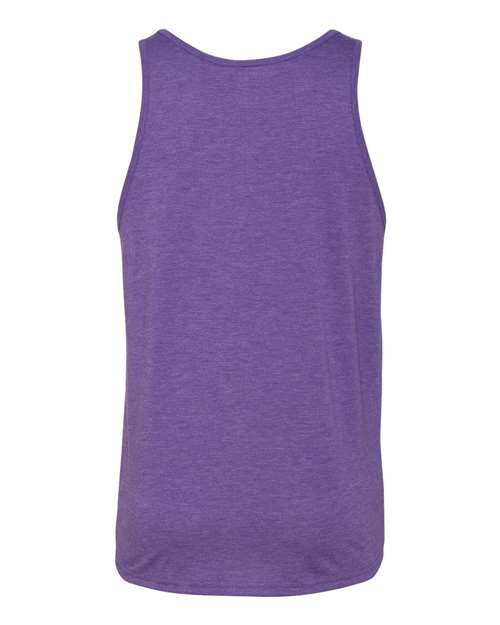 Jersey Tank - Purple Triblend Back
