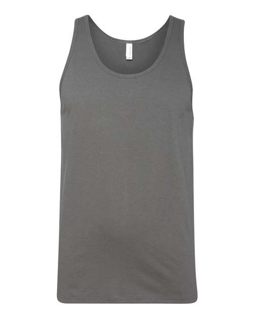BELLA + CANVAS Jersey Tank - Asphalt Front
