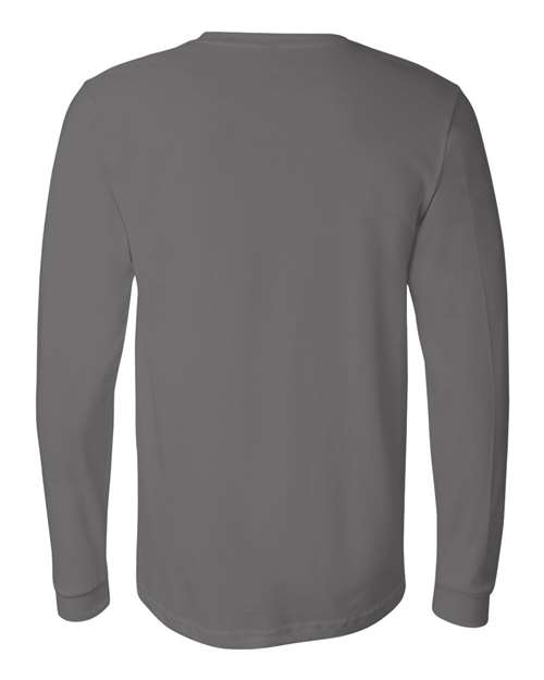 Unisex Jersey Long Sleeve Tee - Asphalt Back