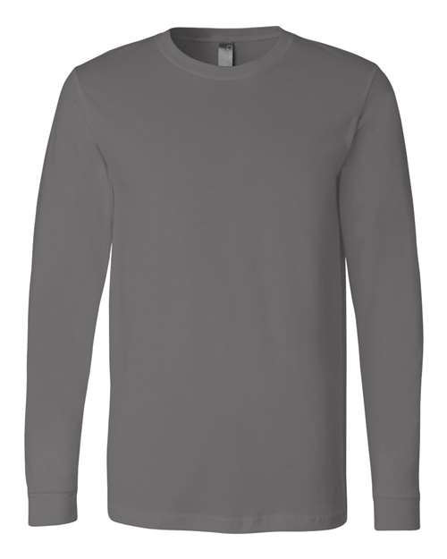 Unisex Jersey Long Sleeve Tee - Asphalt Front