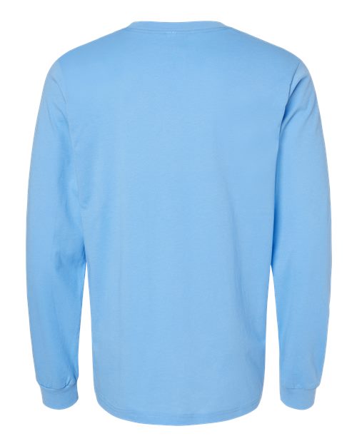Unisex Jersey Long Sleeve Tee - Carolina Blue Back