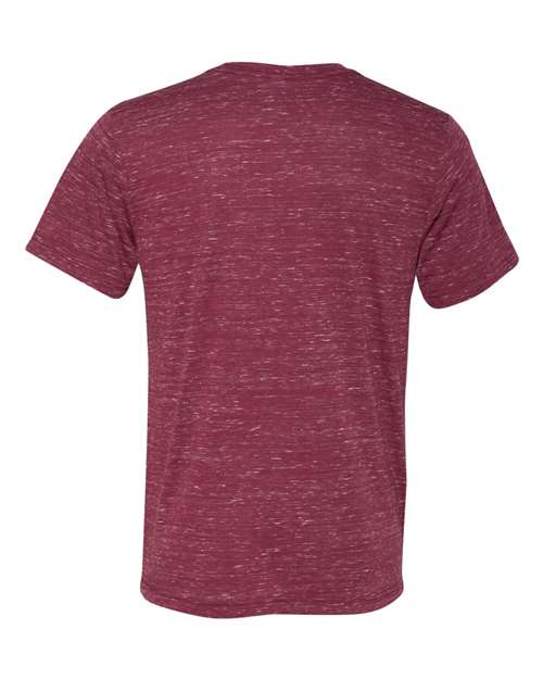 Unisex Texture Tee - Maroon Marble Back