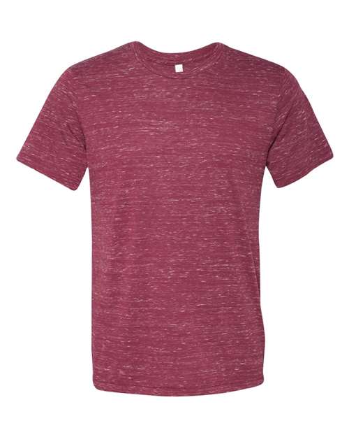 Unisex Texture Tee - Maroon Marble Front