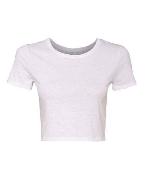 Women’s Crop Tee - White Front