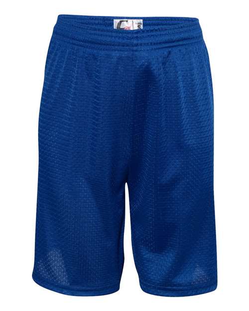 Youth Mesh Shorts - Royal Front