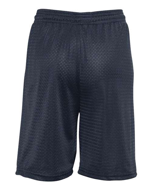 Youth Mesh Shorts - Navy Back