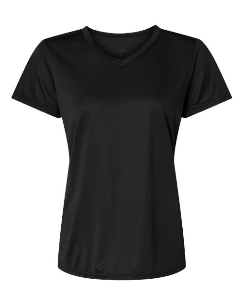 Women's Nexgen Performance V-Neck T-Shirt - Black Front