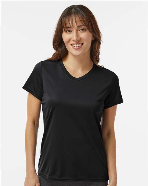 Augusta Sportswear Women's Nexgen Performance V-Neck T-Shirt - Model Front