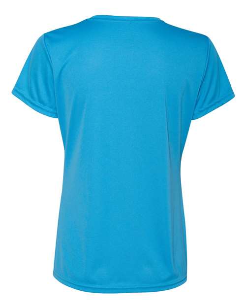 Women's Nexgen Performance V-Neck T-Shirt - Power Blue Back