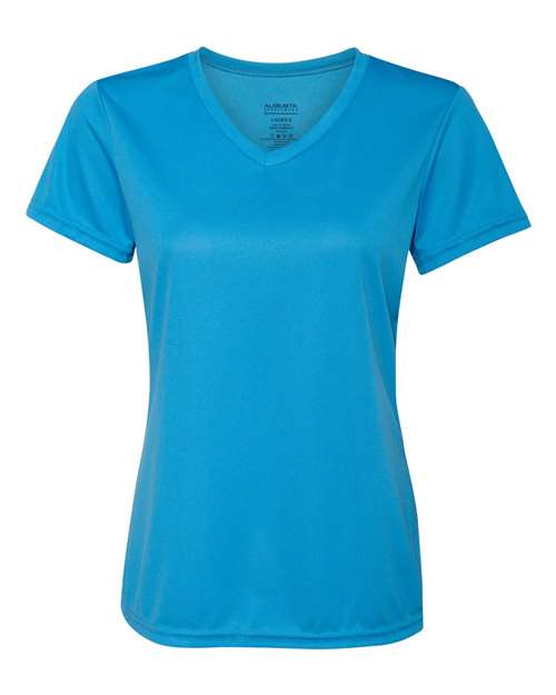 Women's Nexgen Performance V-Neck T-Shirt - Power Blue Front