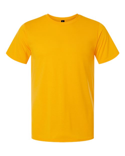 Gildan Unisex Performance® T-Shirt - Gold Front