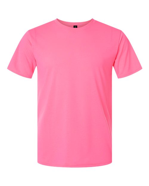 Gildan Unisex Performance® T-Shirt - Safety Pink Front