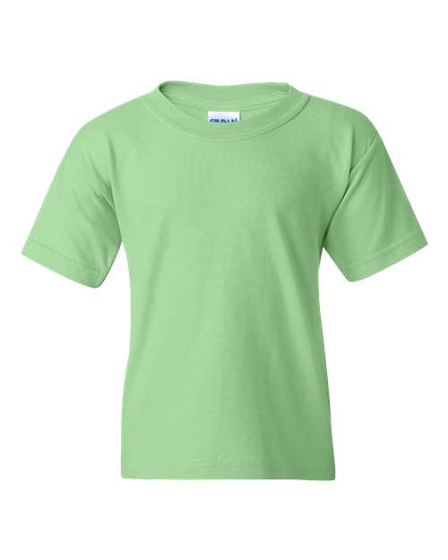 Gildan Youth Heavy Cotton™ T-Shirt - Mint Green Front