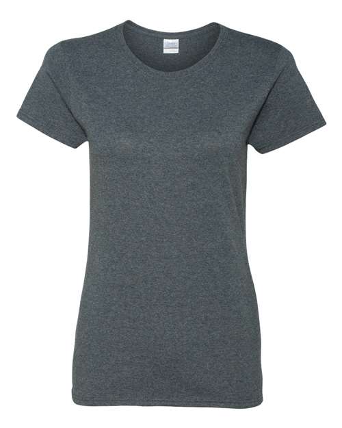 Gildan Women's Heavy Cotton™ T-Shirt - Dark Heather Front