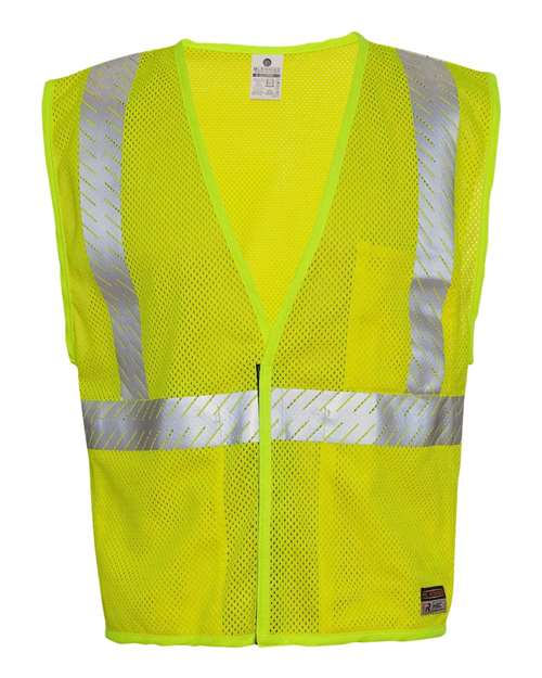 Men's Flame Resitant Breathable Mesh Vest - Lime Front