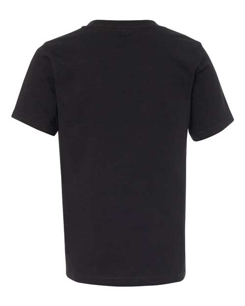 Youth Cotton T-Shirt - Black Back