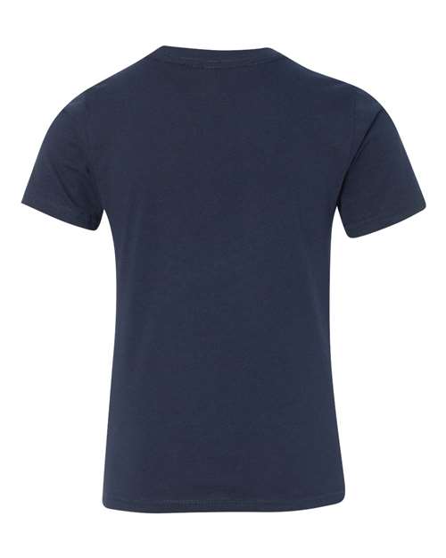 Youth Cotton T-Shirt - Midnight Navy Back