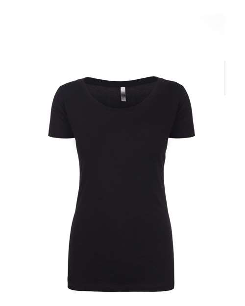Threadfast Apparel Women's Tri-Blend T-Shirt - Black Triblend Front