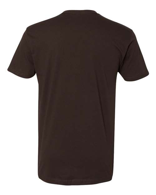 Cotton T-Shirt - Dark Chocolate Back
