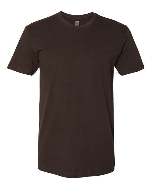 Cotton T-Shirt - Dark Chocolate Front