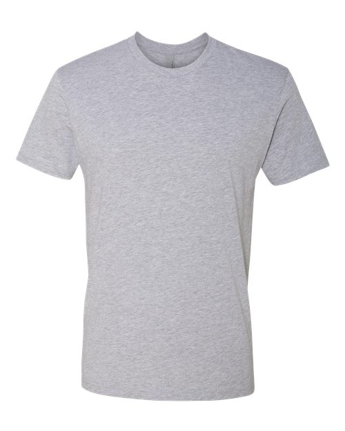 Cotton T-Shirt - Heather Grey Front