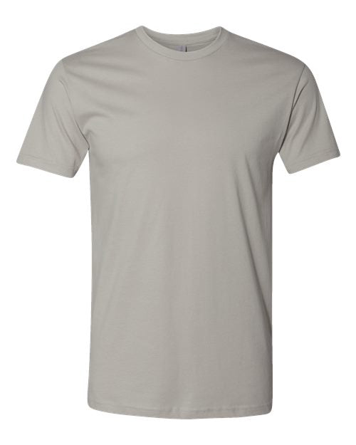 Next Level Unisex Cotton Tee - Light Grey Front