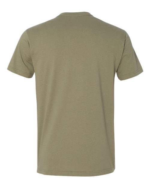 Cotton T-Shirt - Light Olive Back