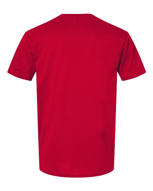 Cotton T-Shirt - Red Back