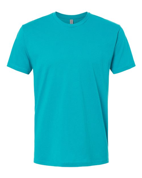 Cotton T-Shirt - Tahiti Blue Front