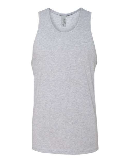 Men's Cotton Muscle Tank - Heather Grey Front