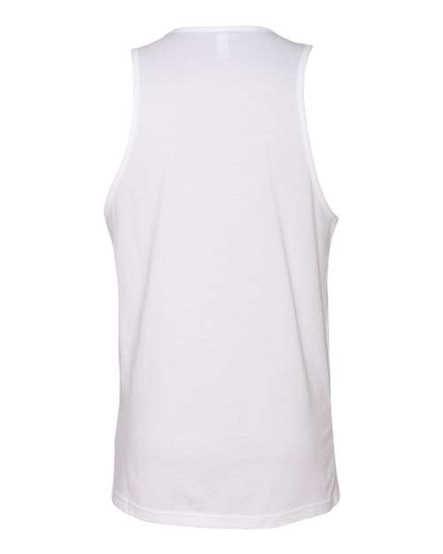 Men's Cotton Muscle Tank - White Back