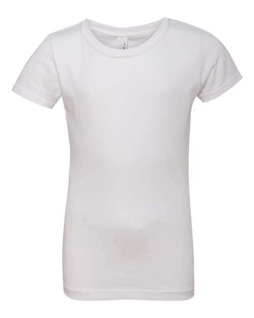 Girls’ Cotton Princess T-Shirt - White Front