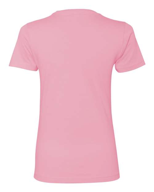 Women’s Cotton T-Shirt - Light Pink Back