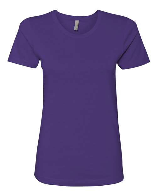 Women’s Cotton T-Shirt - Purple Rush Front
