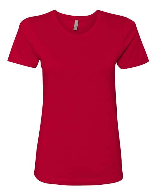 Women’s Cotton T-Shirt - Red Front