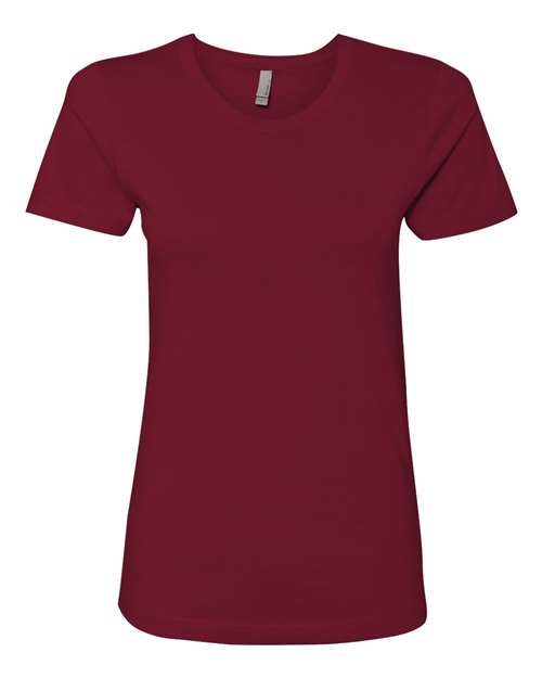 Women’s Cotton T-Shirt - Cardinal Front