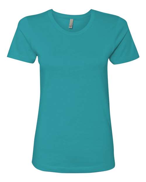 Women’s Cotton T-Shirt - Tahiti Blue Front