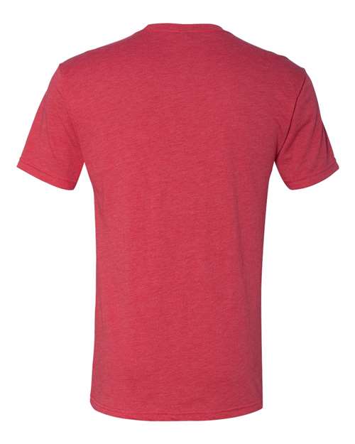 Unisex Triblend T-Shirt - Vintage Red Back