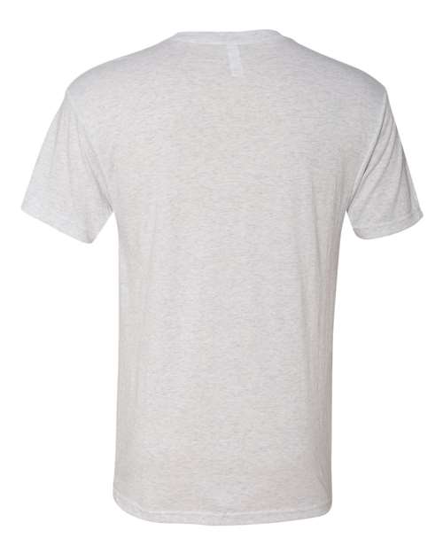 Unisex Triblend T-Shirt - Heather White Back
