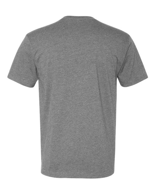 Unisex CVC T-Shirt - Dark Heather Grey Back