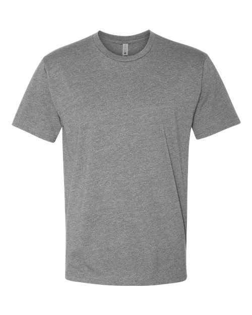 Unisex CVC T-Shirt - Dark Heather Grey Front