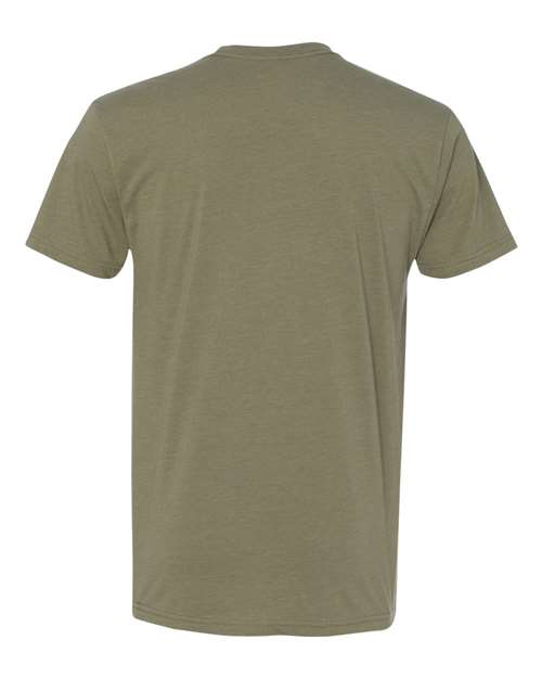 Unisex CVC T-Shirt - Light Olive Back