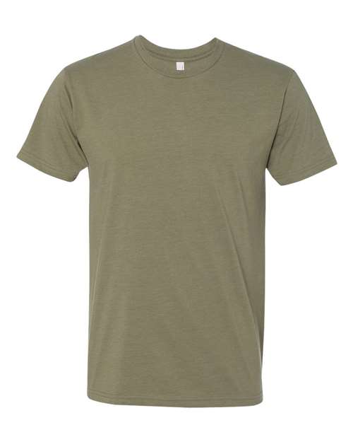 Unisex CVC T-Shirt - Light Olive Front