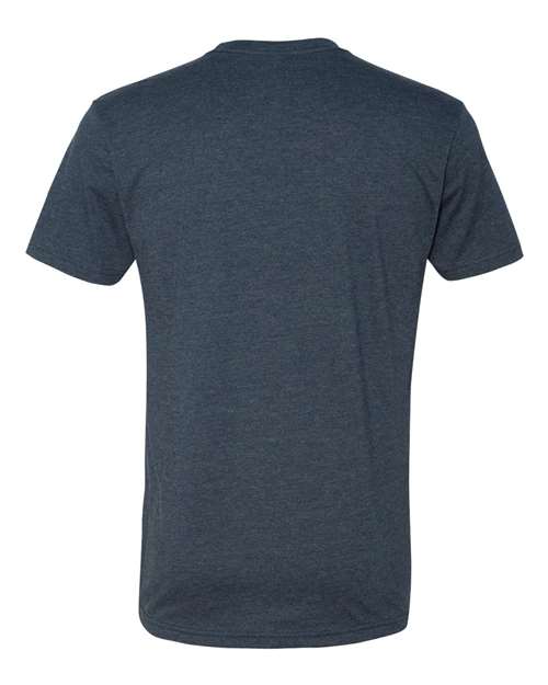 Unisex CVC T-Shirt - Midnight Navy Back